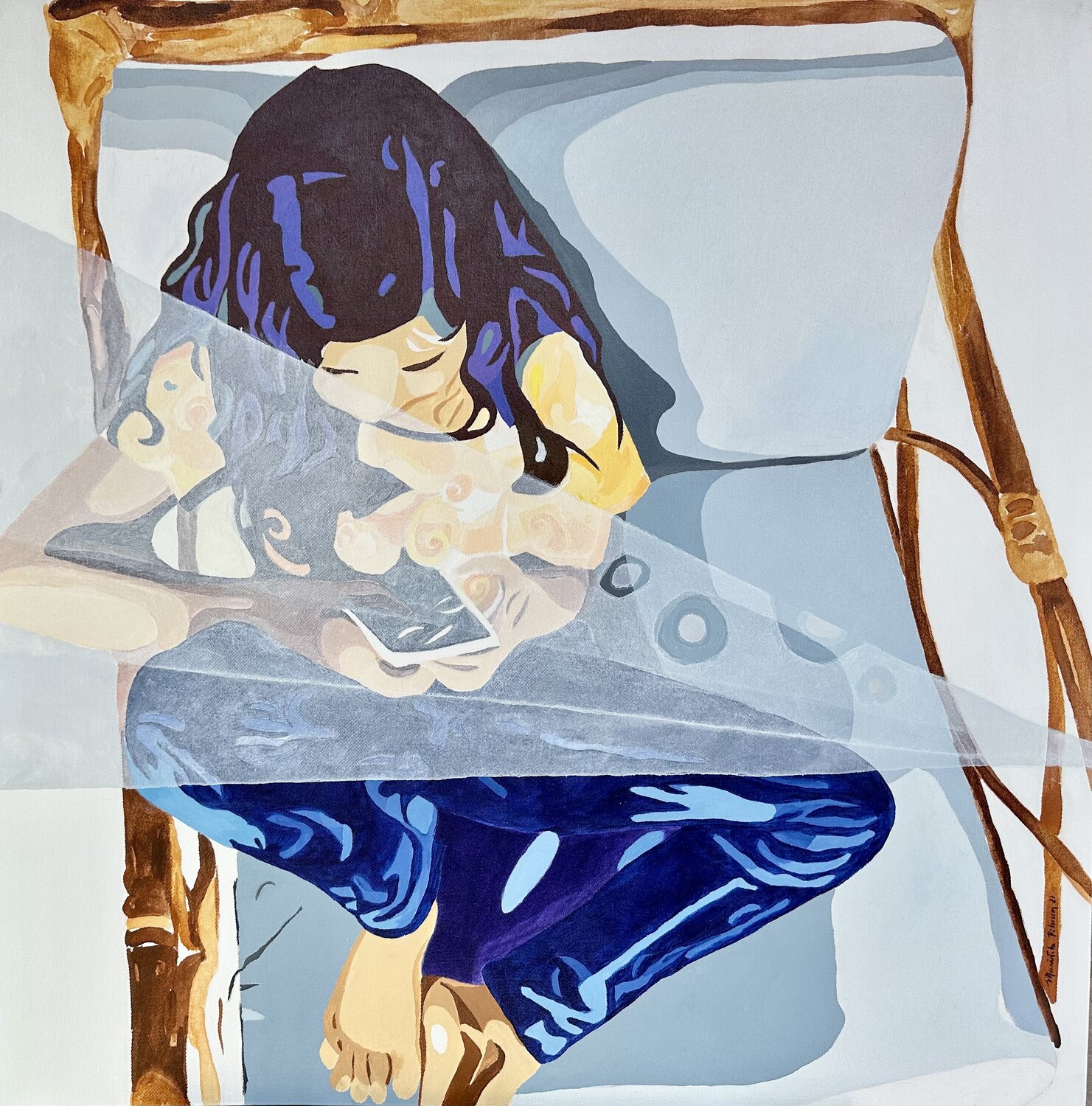 Liz II Maristela Ribeiro Original painting for sale