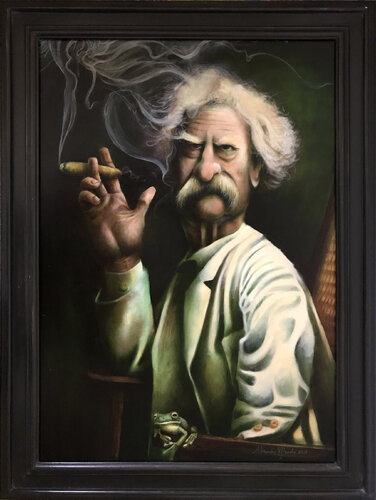 Twain by Alessandro Marini, Painting for Sale on Select