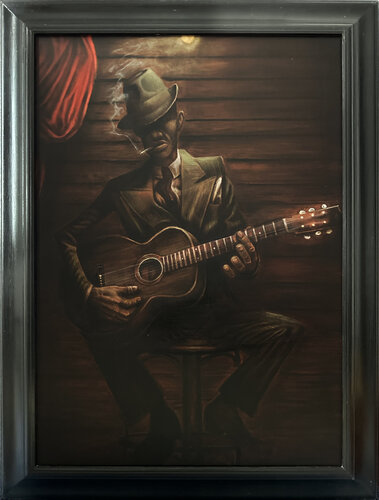 Cross Road Blues by Alessandro Marini, Painting for Sale on Select