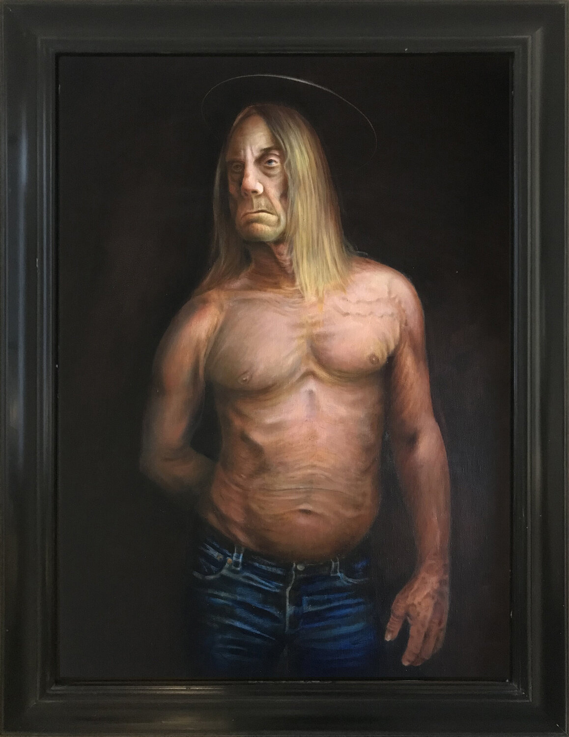 Il Divino Iggy Alessandro Marini Original painting for sale