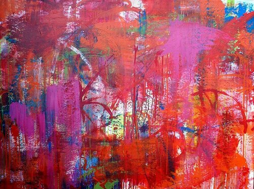 hängende Gärten by Petra Kohns-Merges, Painting for Sale on Select