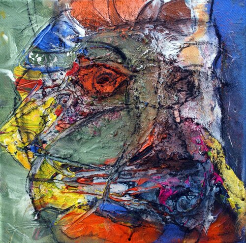 Face 3 by Petra Kohns-Merges, Painting for Sale on Select