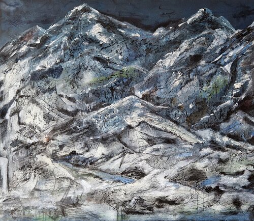 Dämmerung by Petra Kohns-Merges, Painting for Sale on Select