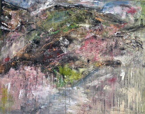 Blick ins Tal by Petra Kohns-Merges, Painting for Sale on Select