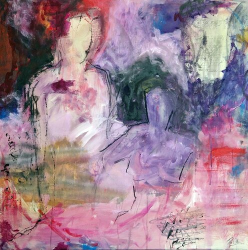 Seelenplan by Petra Kohns-Merges, Painting for Sale on Select