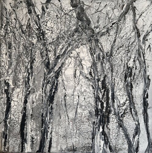 Winterblues I by Petra Kohns-Merges, Painting for Sale on Select