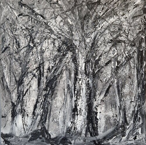 Winterblues III by Petra Kohns-Merges, Painting for Sale on Select