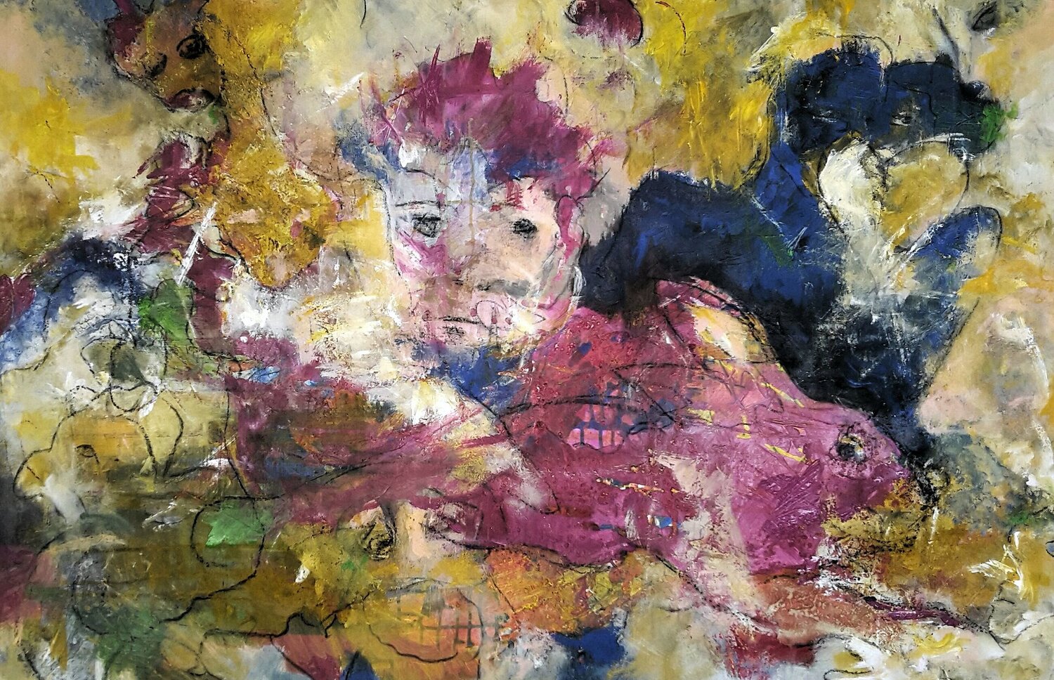 I have a dream Petra Kohns-Merges Original painting for sale