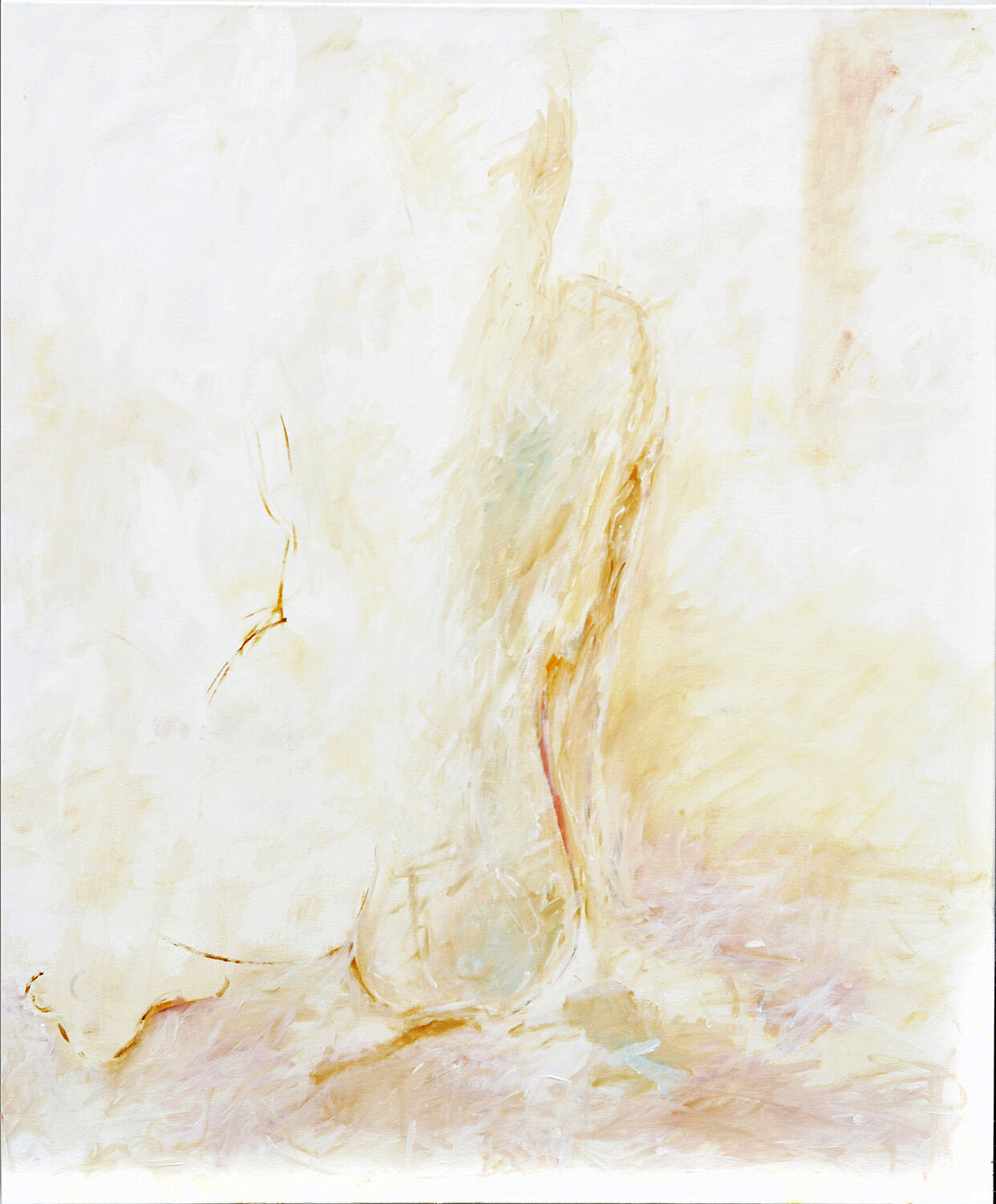 sitzender Akt Petra Kohns-Merges Original painting for sale