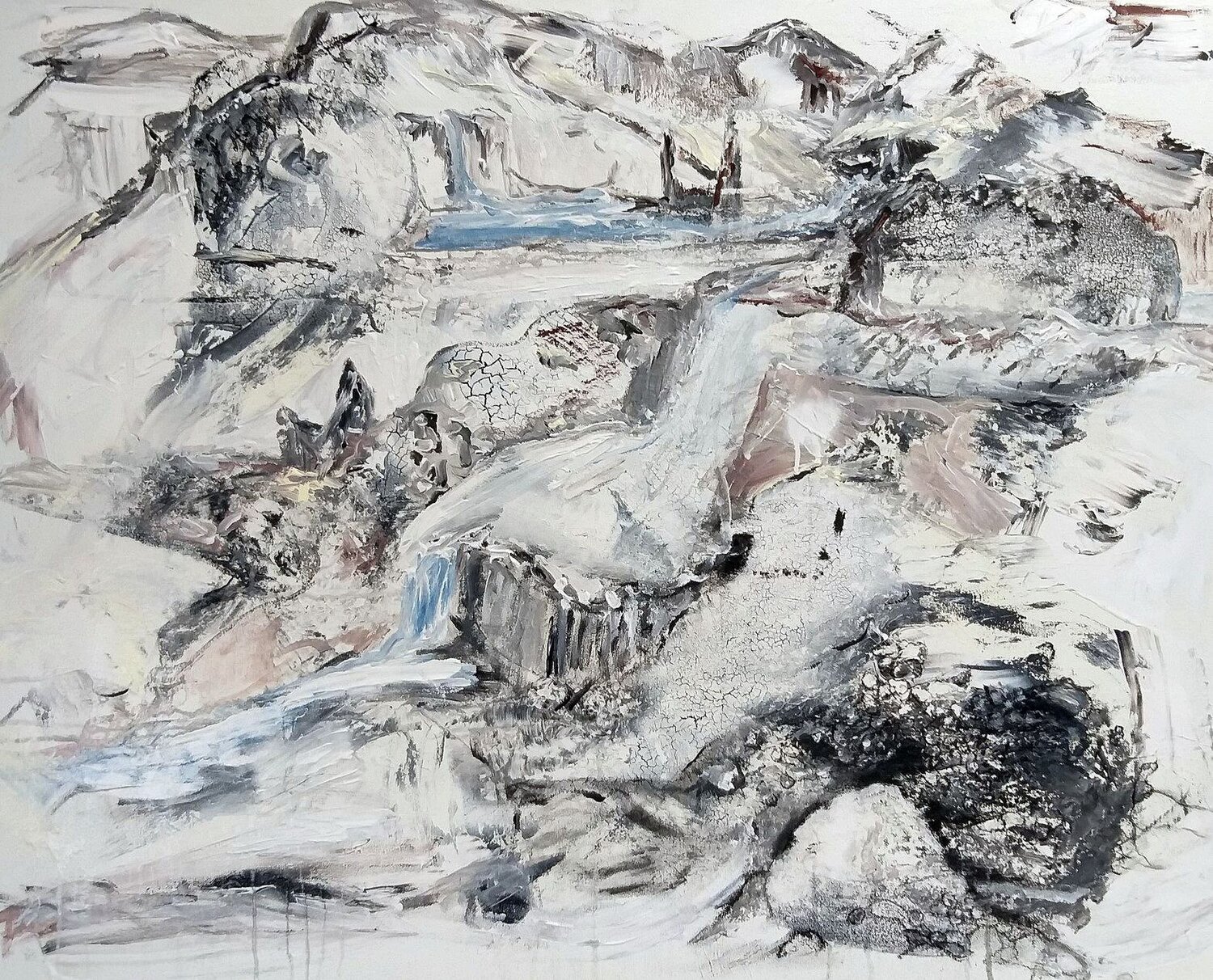 Im Aufstieg Petra Kohns-Merges Original painting for sale