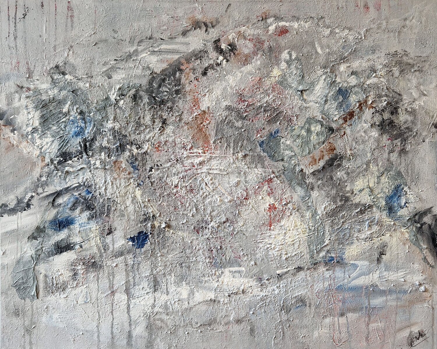Auf dem Gipfel 1 Petra Kohns-Merges Original painting for sale