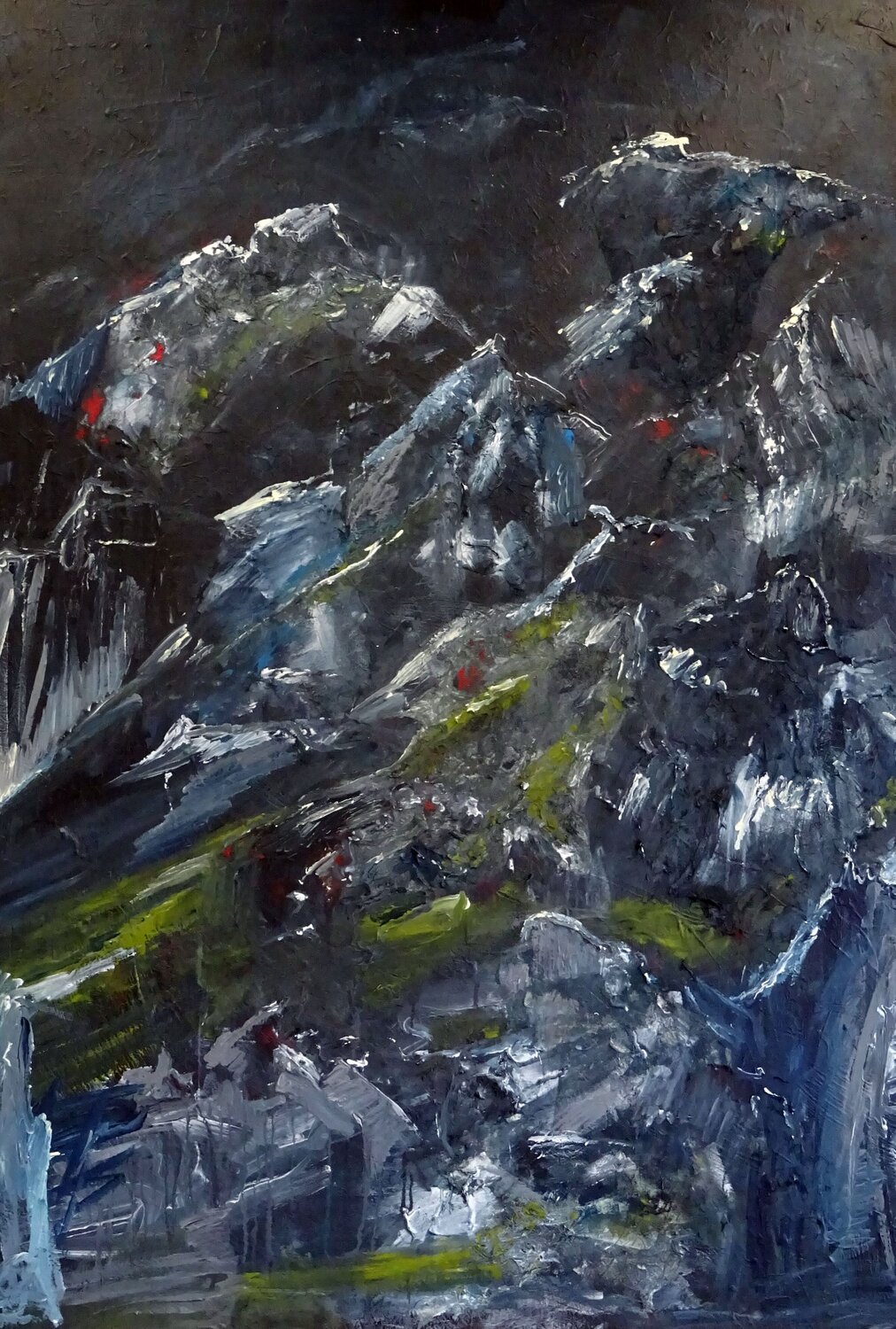 Bergnacht Petra Kohns-Merges Original painting for sale