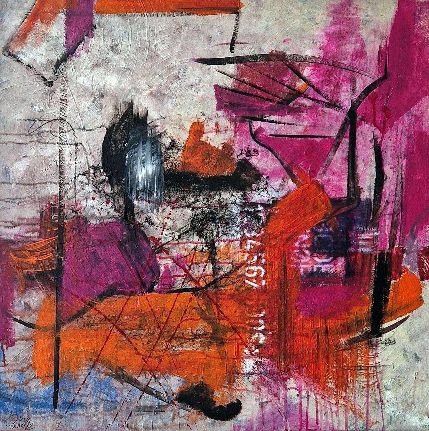 La dolce Vita 3 Petra Kohns-Merges Original painting for sale