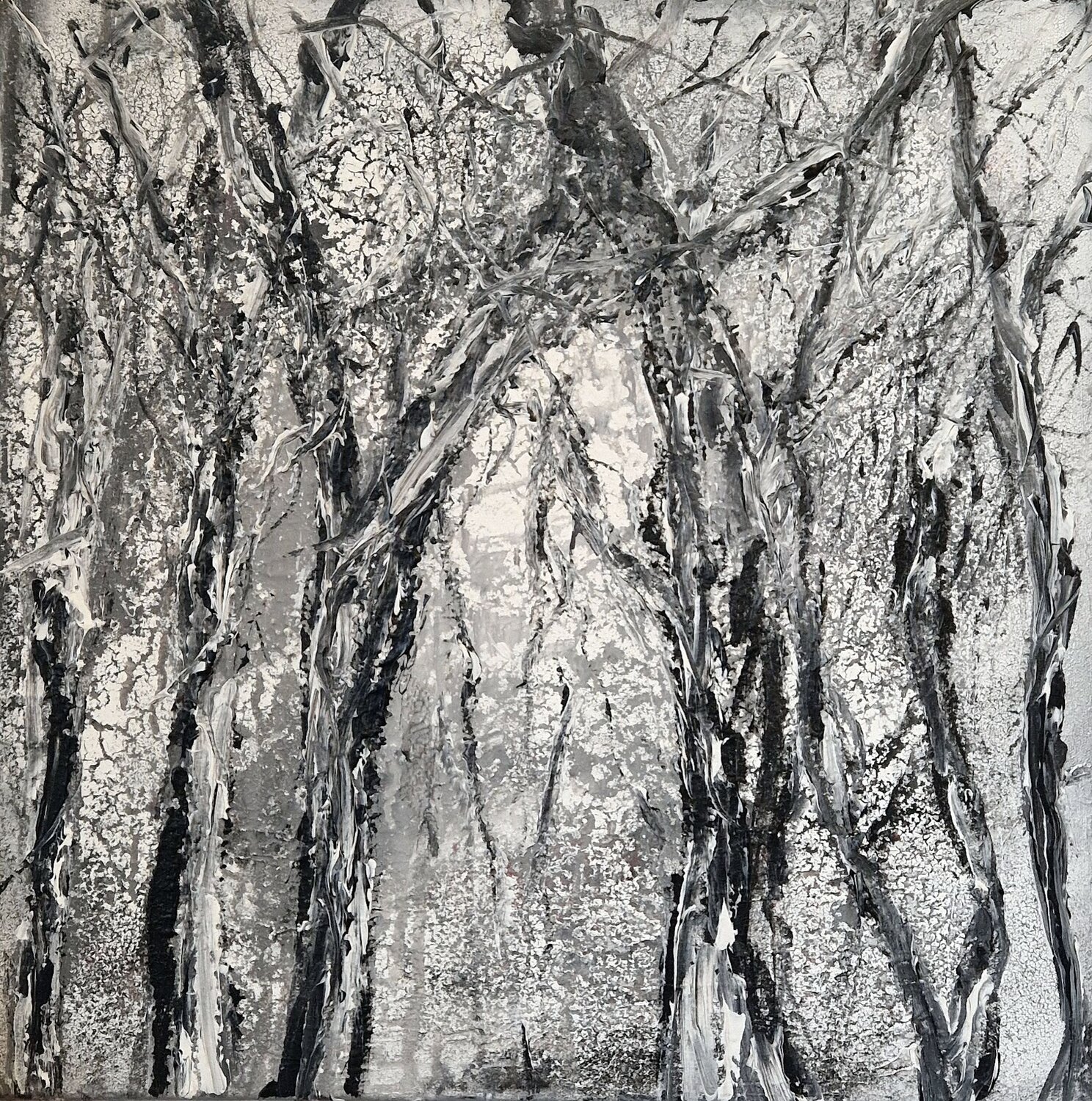 Winterblues I Petra Kohns-Merges Original painting for sale