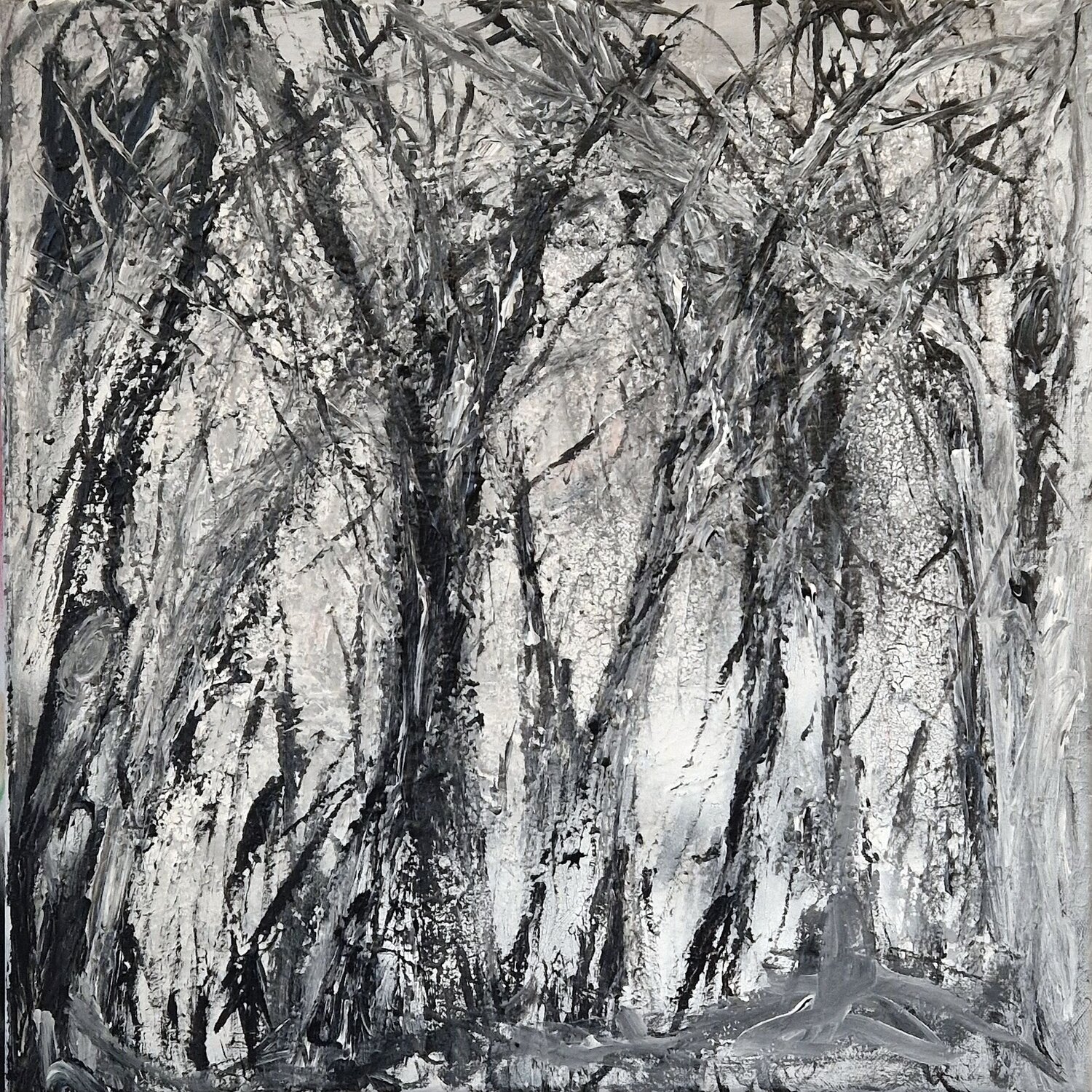 Winterblues II Petra Kohns-Merges Original painting for sale
