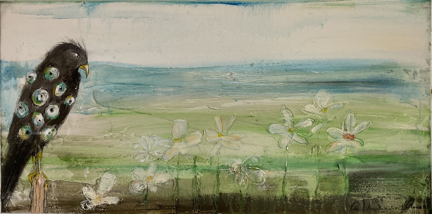 Under Observation Christa Nienhaus-Rekers Original painting for sale