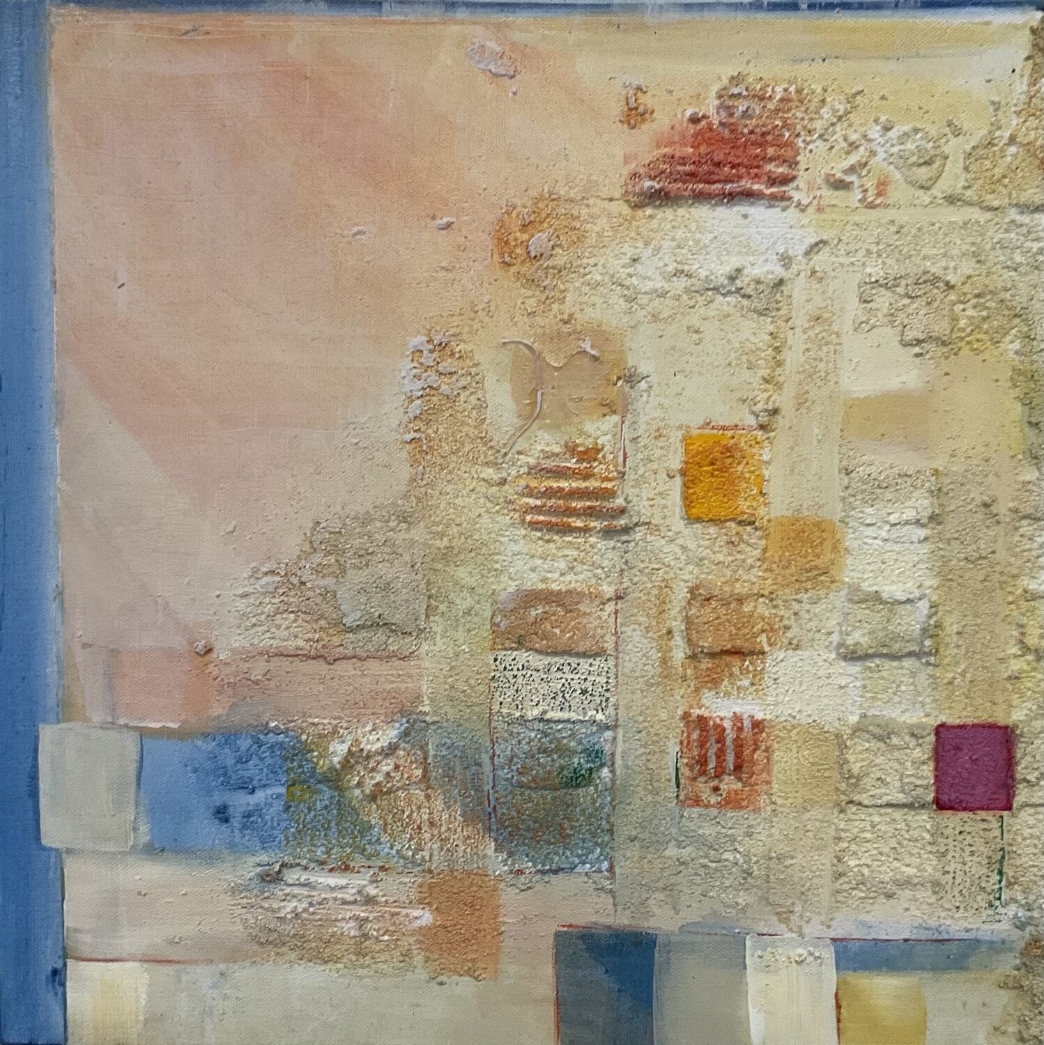 Flying Cubes Christa Nienhaus-Rekers Original painting for sale
