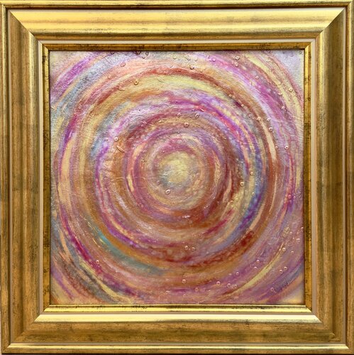 GOLDEN WITHIN by Maja Weller, Painting for Sale on Select