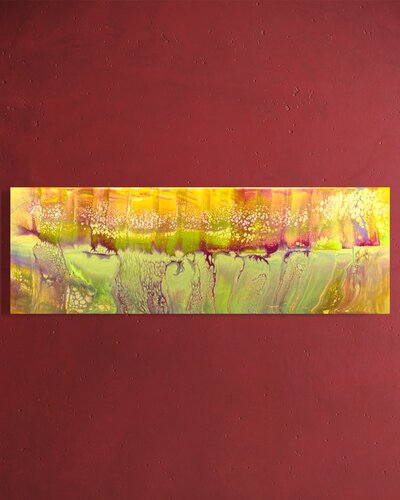 FRAGMENTED CONTINUUM - GILDED PASSAGE by Maja Weller, Painting for Sale on Select
