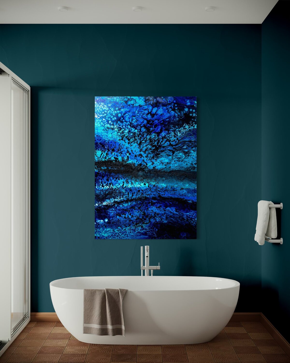 STILL WATER RUNS DEEP Maja Weller Original painting for sale