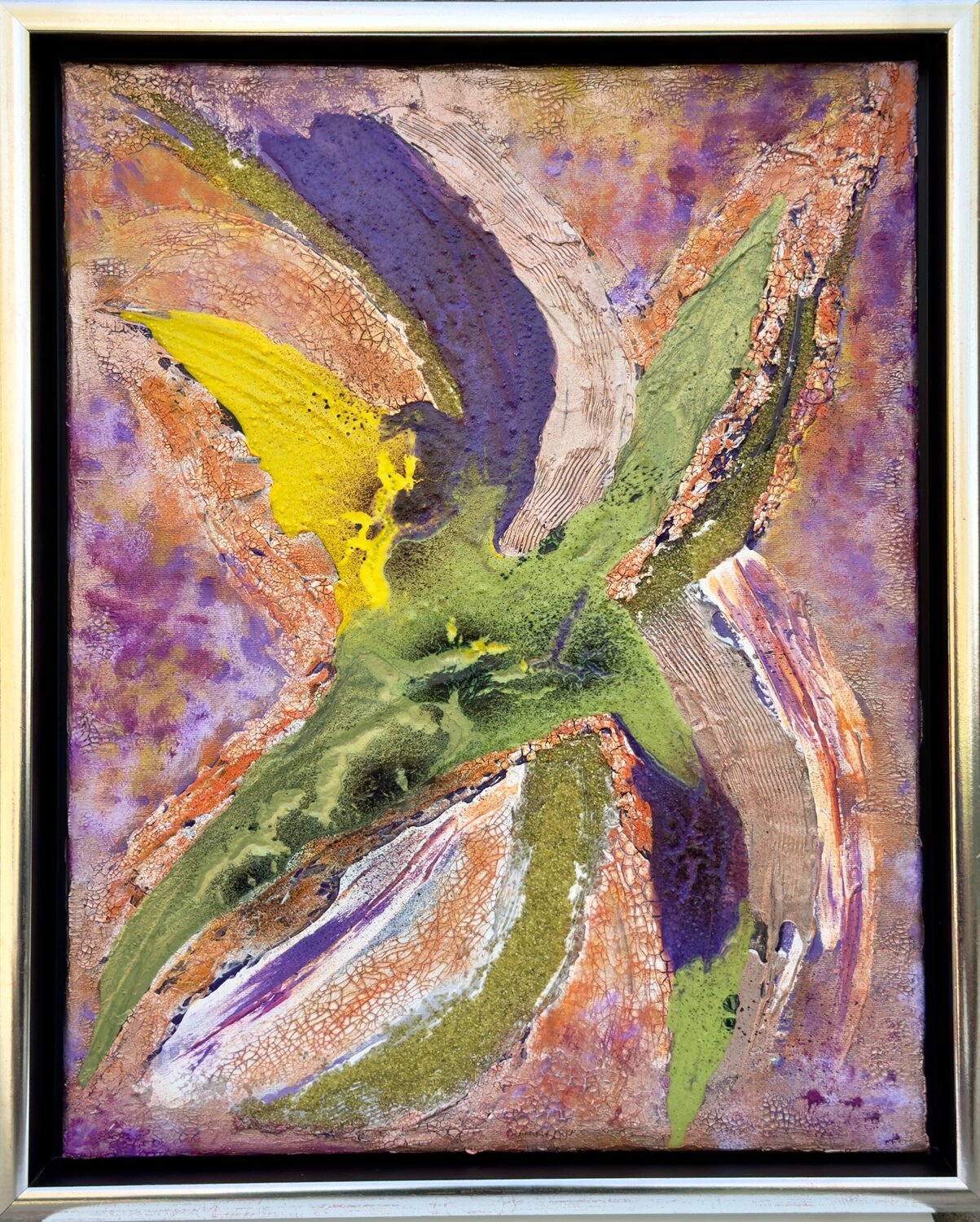 GILDED BLOOM Maja Weller Original painting for sale