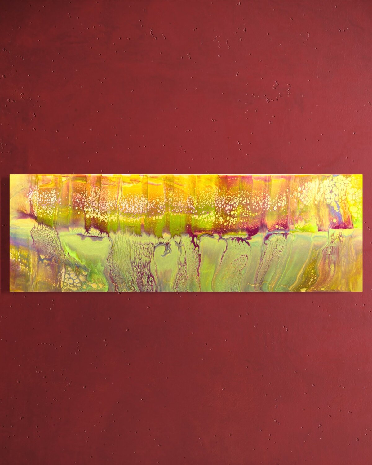 FRAGMENTED CONTINUUM - GILDED PASSAGE Maja Weller Original painting for sale