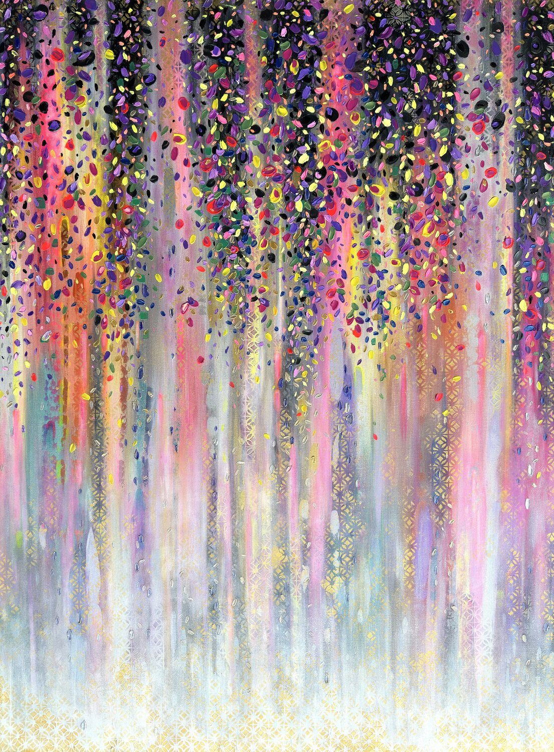 Colorful Alchemy Iva Urban Original painting for sale