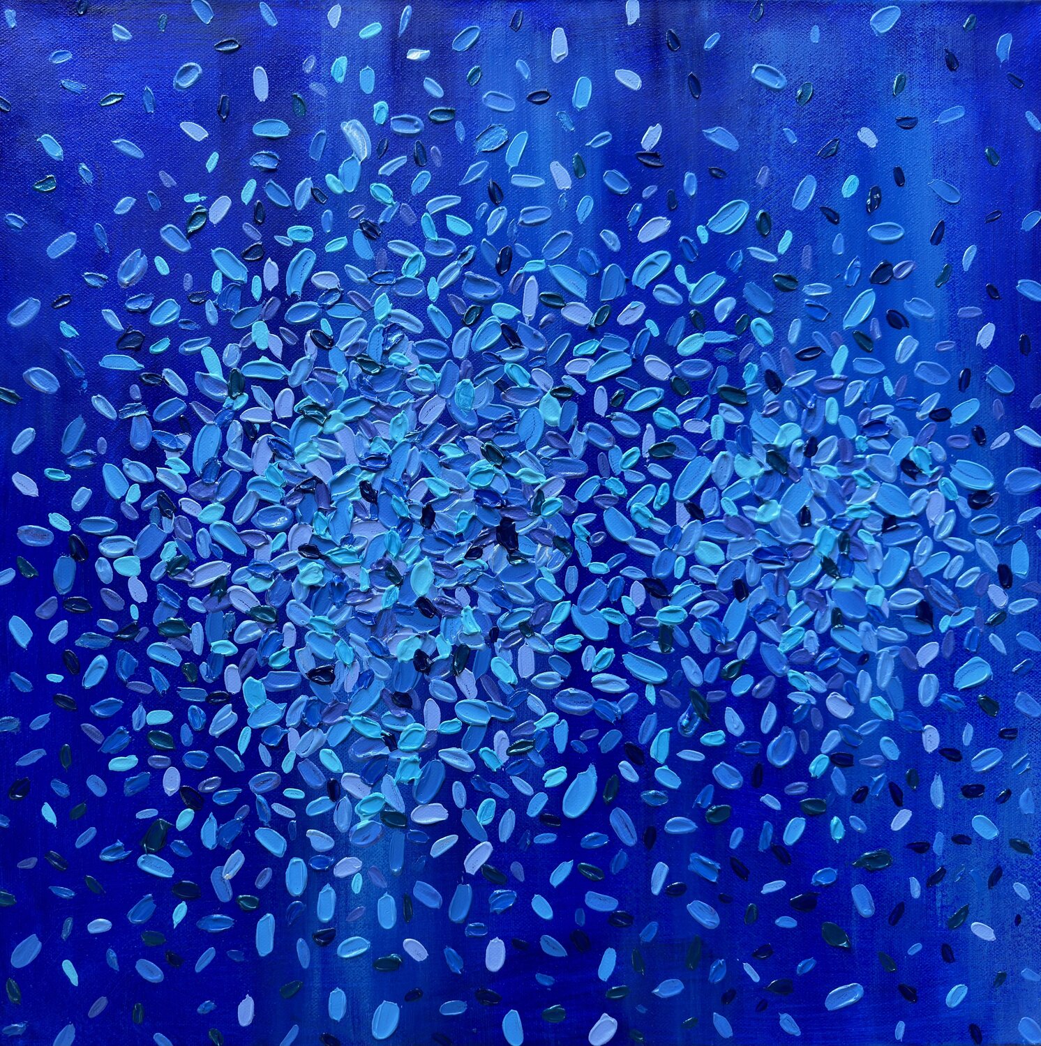 Blue Accent Iva Urban Original painting for sale