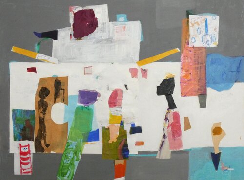 Visual Notes 3 und der Puppenspieler by Claudette Griffiths, Painting for Sale on Select