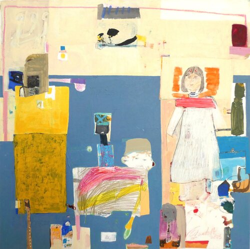 Visual Notes 2 and The Little Angel Boy by Claudette Griffiths, Painting for Sale on Select
