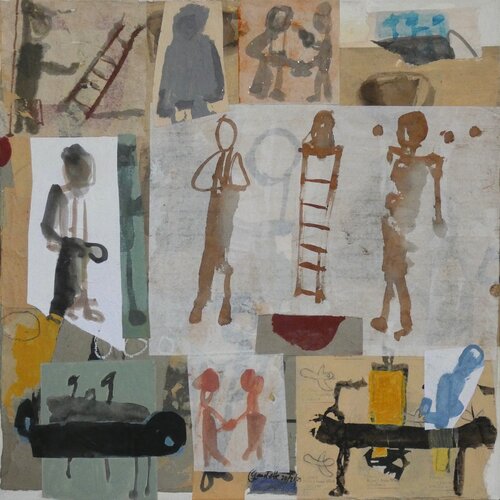 Visual Notes 4-Love and Loss by Claudette Griffiths, Painting for Sale on Select
