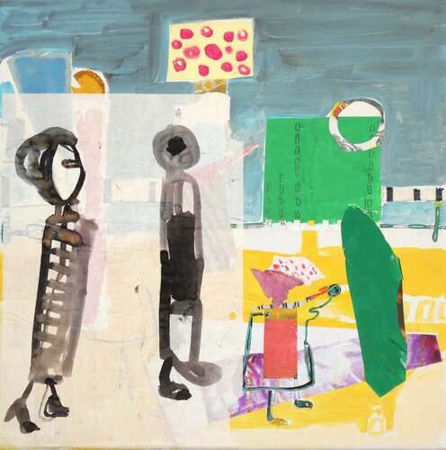 Visual Notes 6 and Dark Moments by Claudette Griffiths, Painting for Sale on Select
