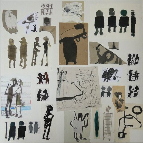 Visual Notes 10-The Guests Have Assembled by Claudette Griffiths, Painting for Sale on Select
