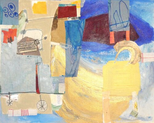 The Golden Wave by Claudette Griffiths, Painting for Sale on Select