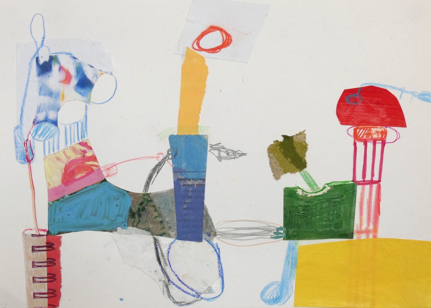 Oma und Schnee Claudette Griffiths Original painting for sale