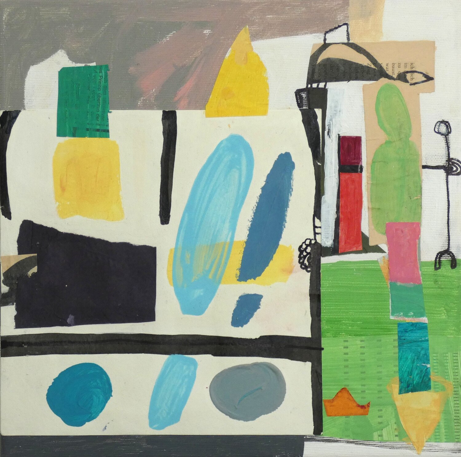 Something Different und Sonne Mond Sternschnuppe Claudette Griffiths Original painting for sale