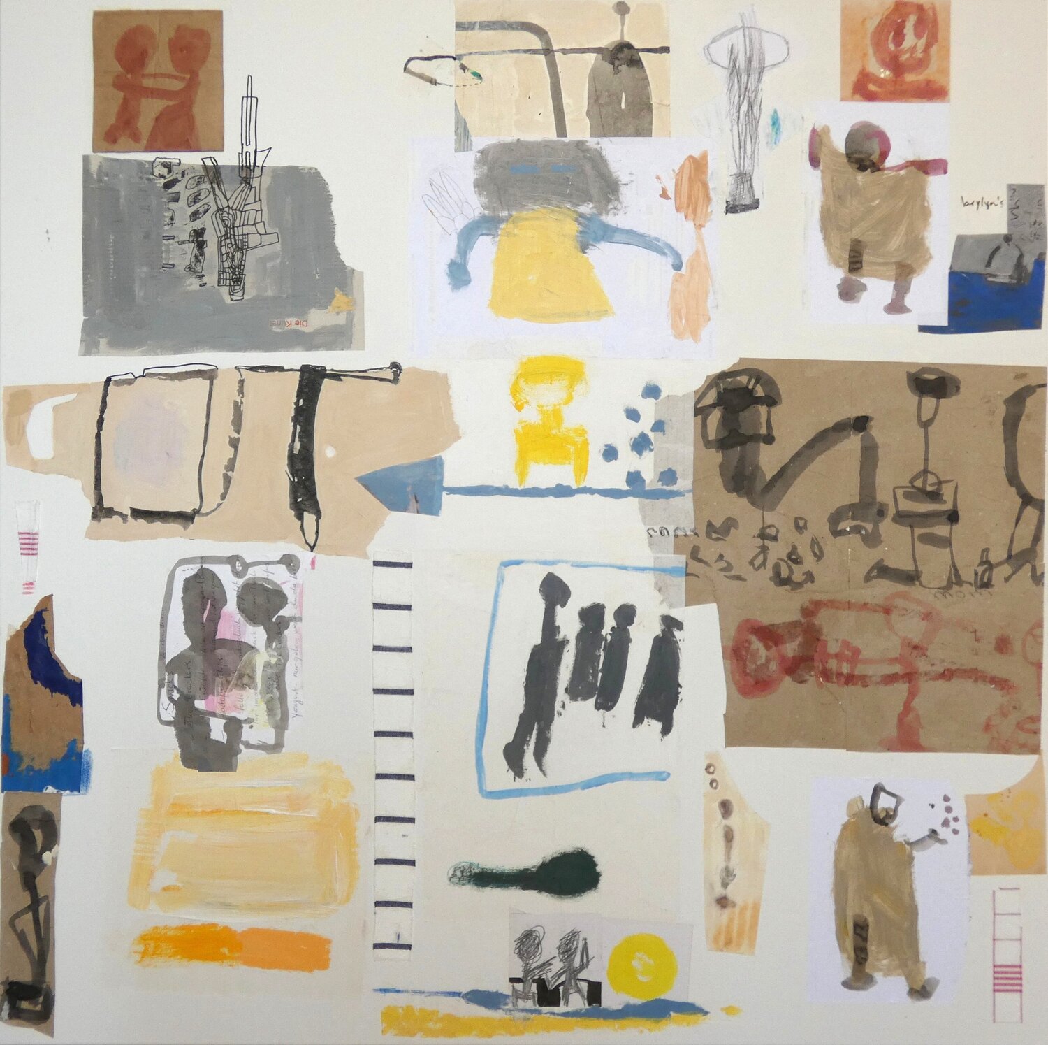 Visual Notes  9-Have Been Missing My Mom-Since Some Years Now Claudette Griffiths Original painting for sale