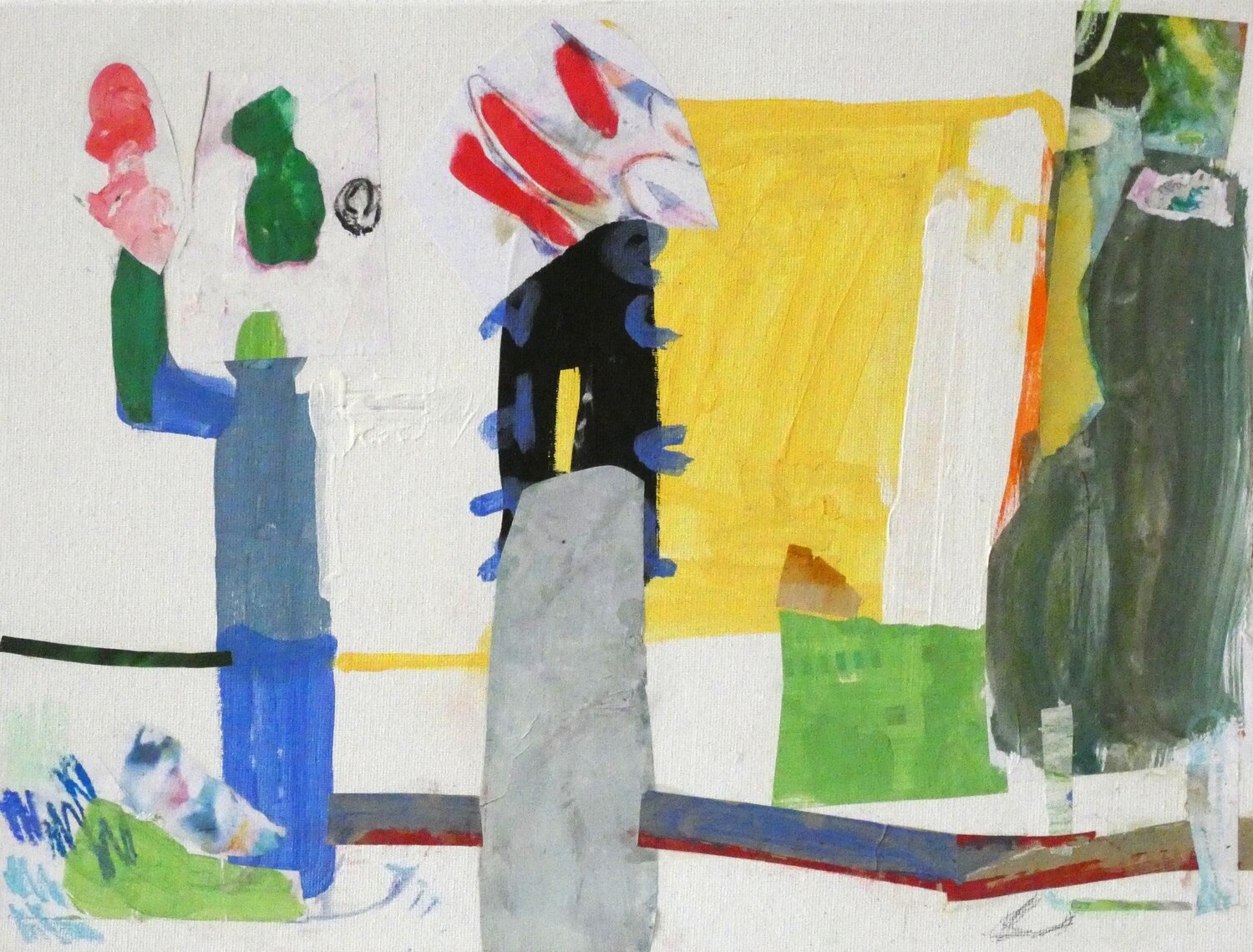 Der Schaman und der Baum-Mensch Claudette Griffiths Original painting for sale