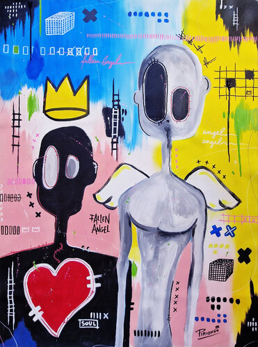 Fallen Angel 26 by Piergiorgio Leonforte aka Piriongo, Painting for Sale on Select