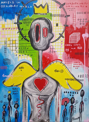 Wing 1 Wing 2 by Piergiorgio Leonforte aka Piriongo, Painting for Sale on Select