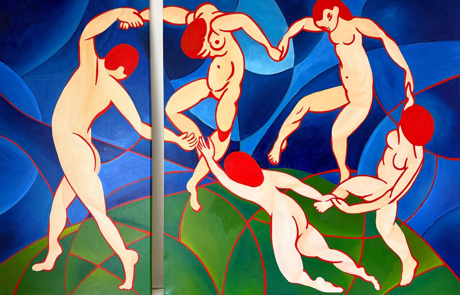 Traumtänzerinnen Nana Stein Original painting for sale