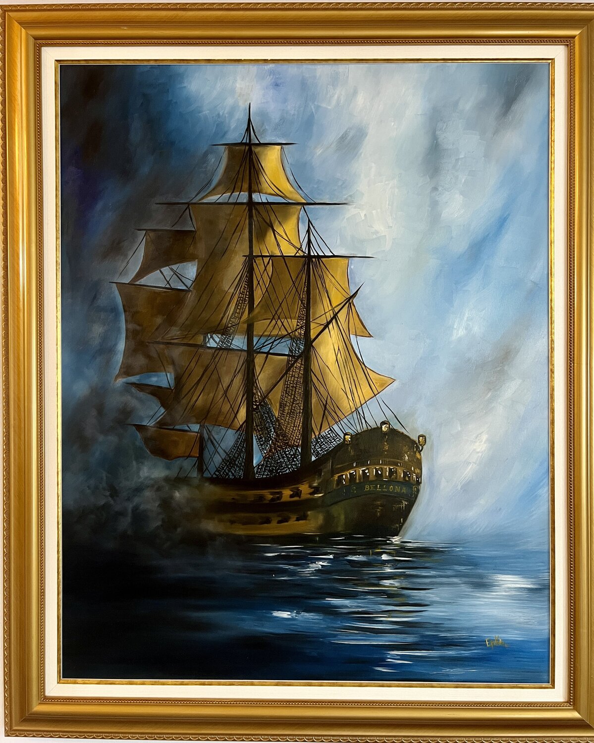 El Bellona Erika Escribano Martinez Original painting for sale
