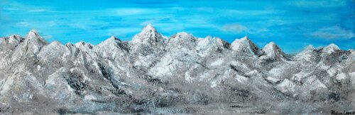 Bergwelt by Helga Legath, Painting for Sale on Select