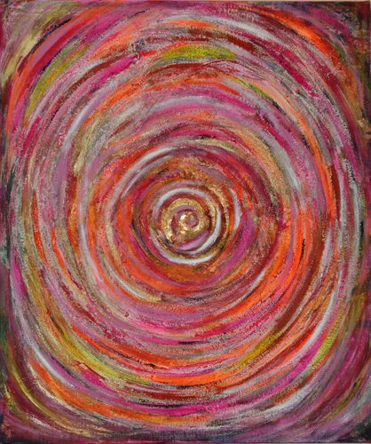 Herzenergie by Helga Legath, Painting for Sale on Select