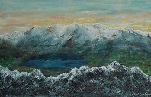 Geliebte Berge by Helga Legath, Painting for Sale on Select
