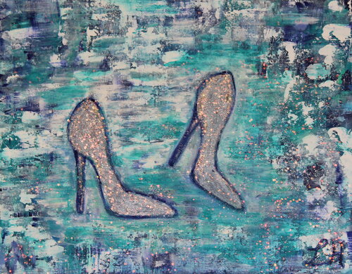 Tanz Schuhe by Helga Legath, Painting for Sale on Select