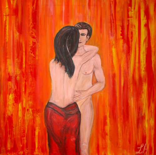 Zweisamkeit by Helga Legath, Painting for Sale on Select