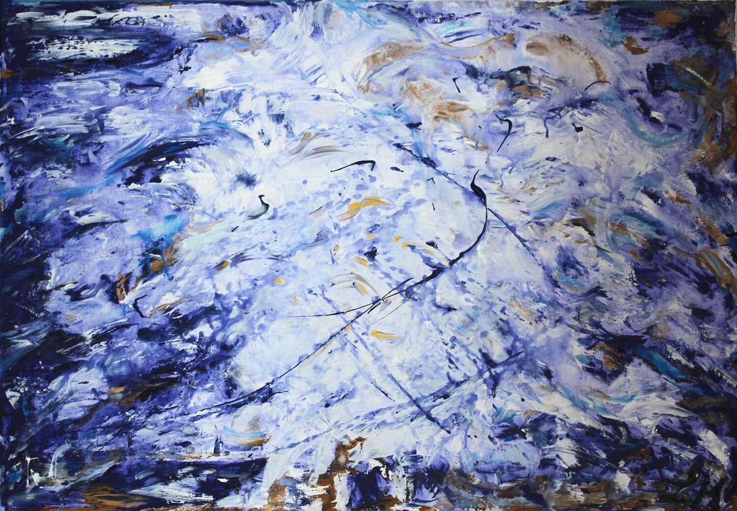 Tiefsee Helga Legath Original painting for sale