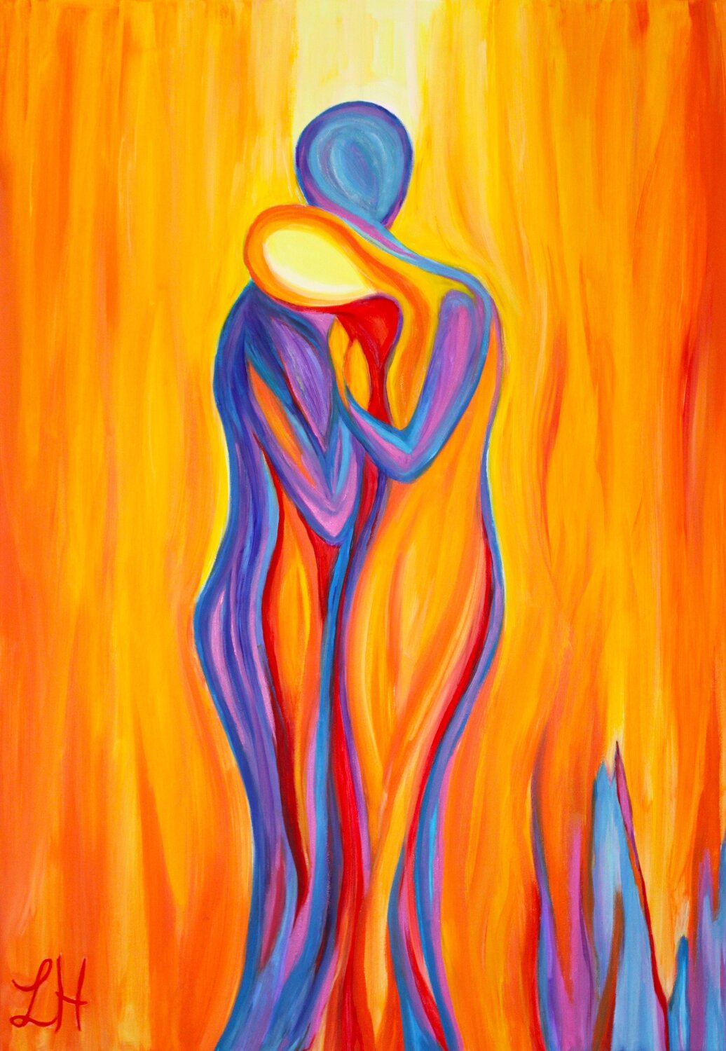 Verbunden Helga Legath Original painting for sale