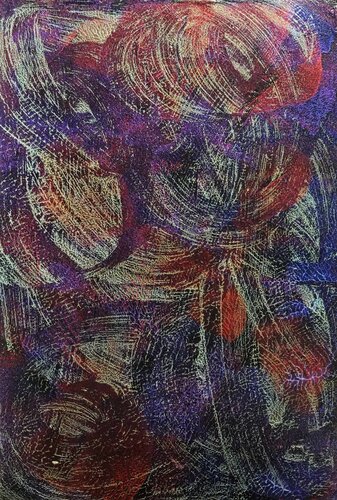 Tafelbild 3446; 26,7 x 18 x 0,8 cm, Schichtholzplatte by Volker W. Hamann, Painting for Sale on Select